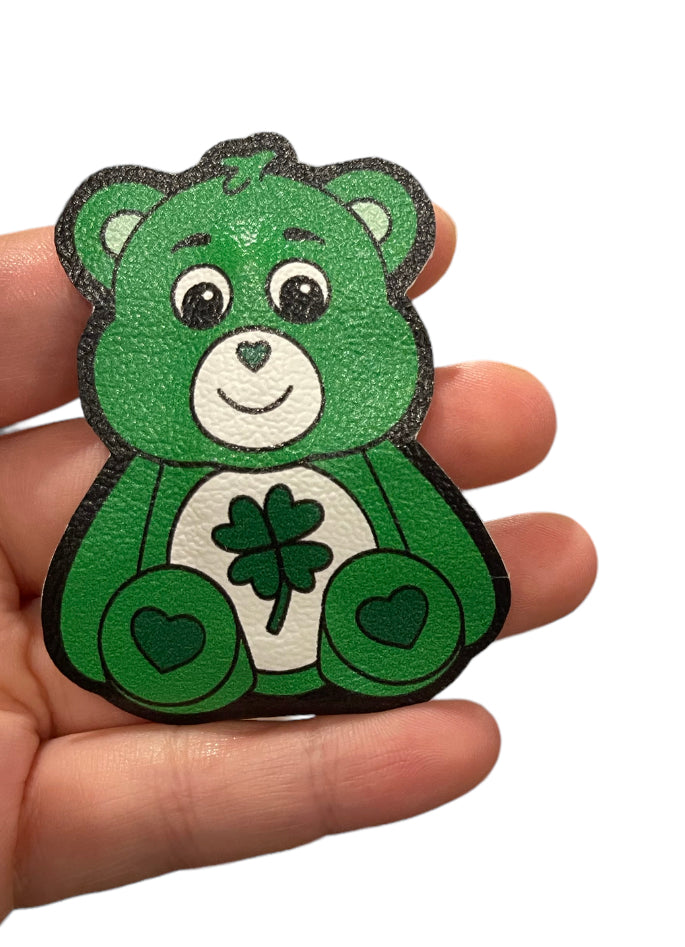 Green bear snap clip