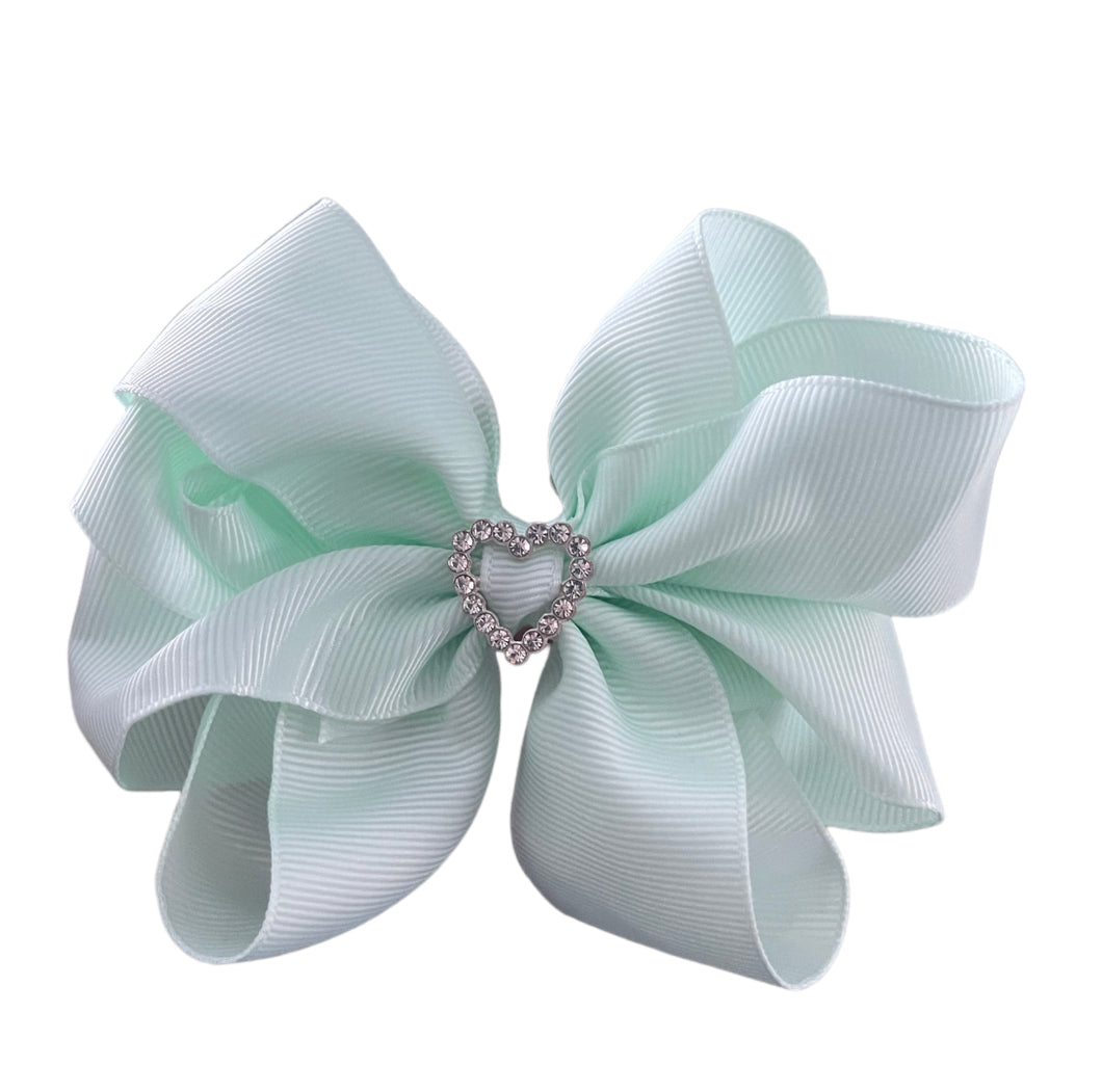 Ribbon bow - light acqua