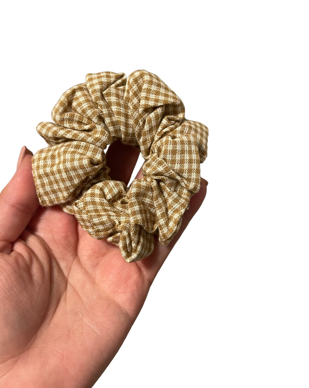 Neutral fall scrunchie