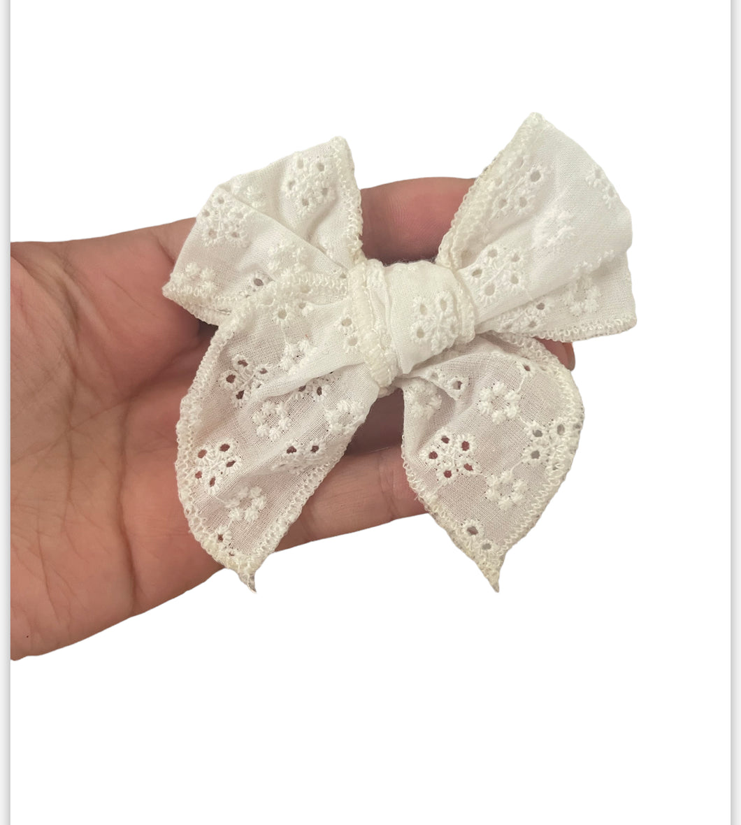 Cute little white bow