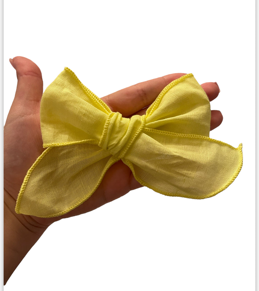 Yellow bow