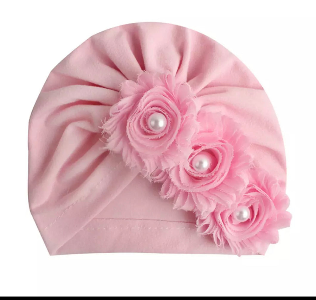 Light pink fancy hat