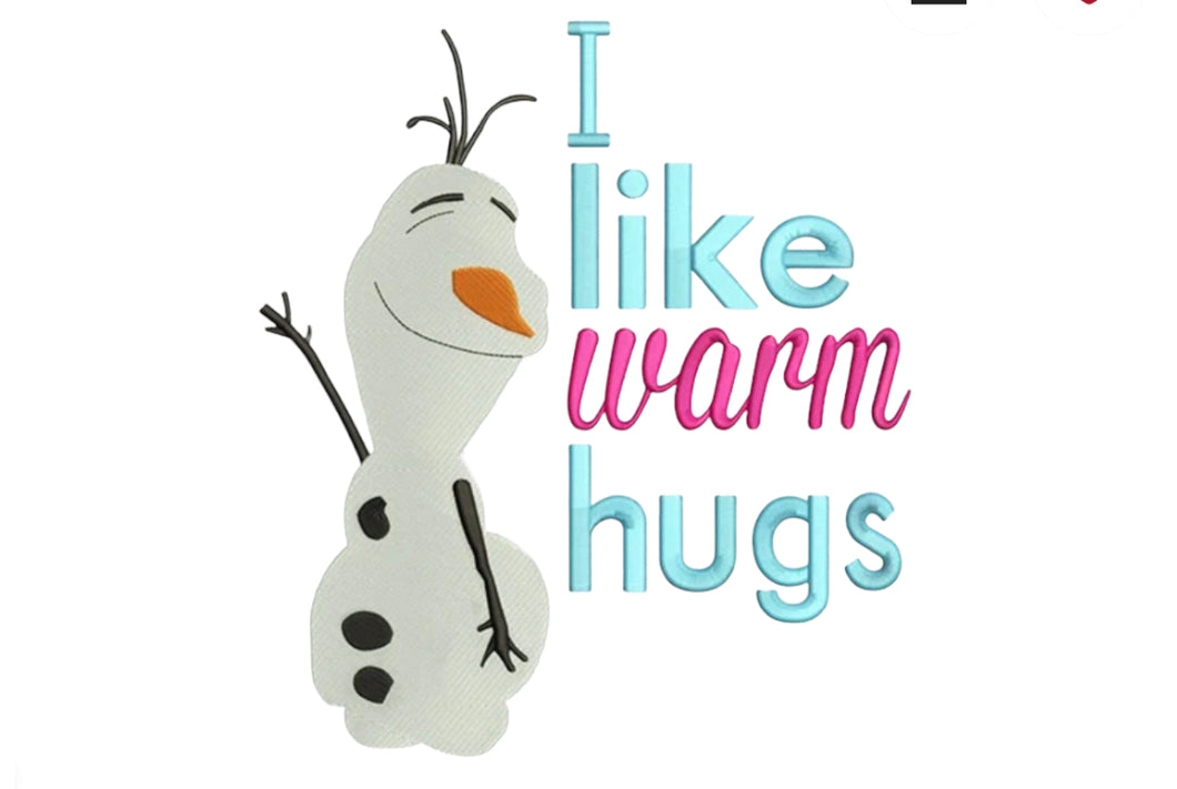 I like warm hugs - apparel