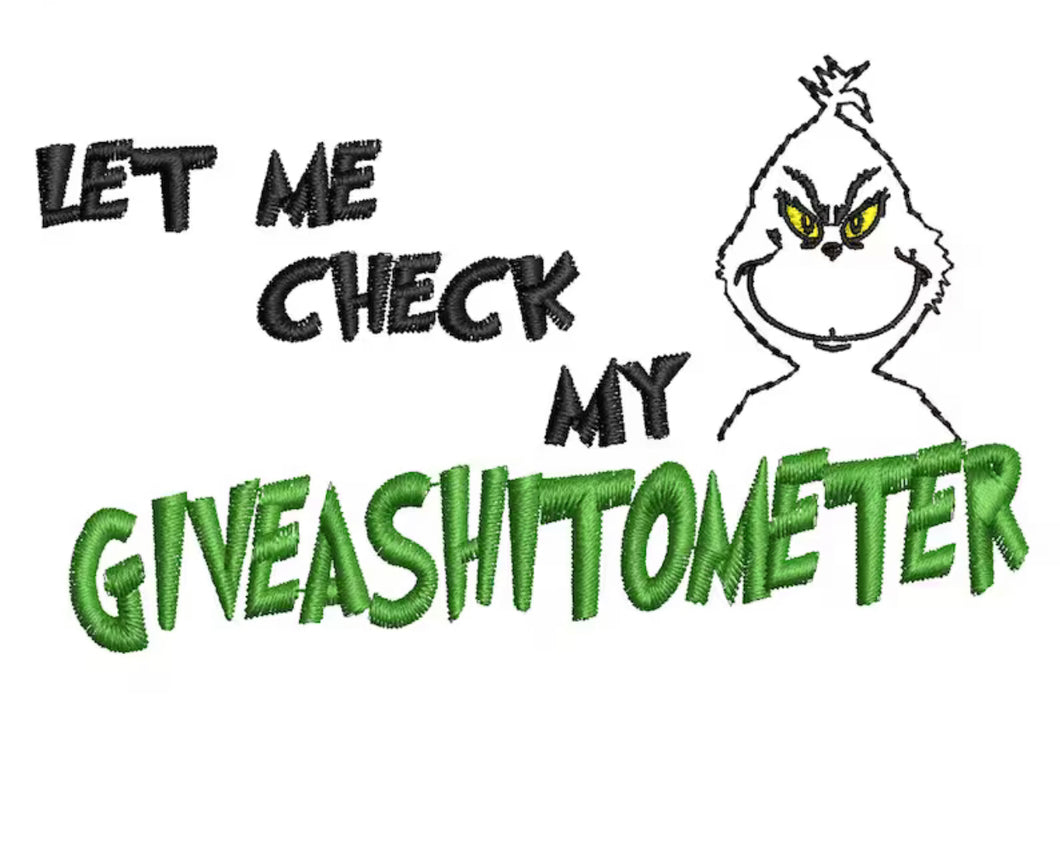 GIVEASHITOMETER- apparel