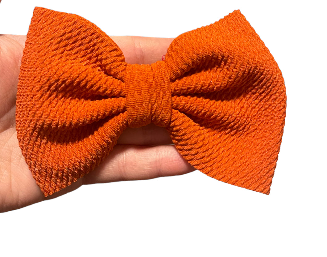 Cutest orange bow