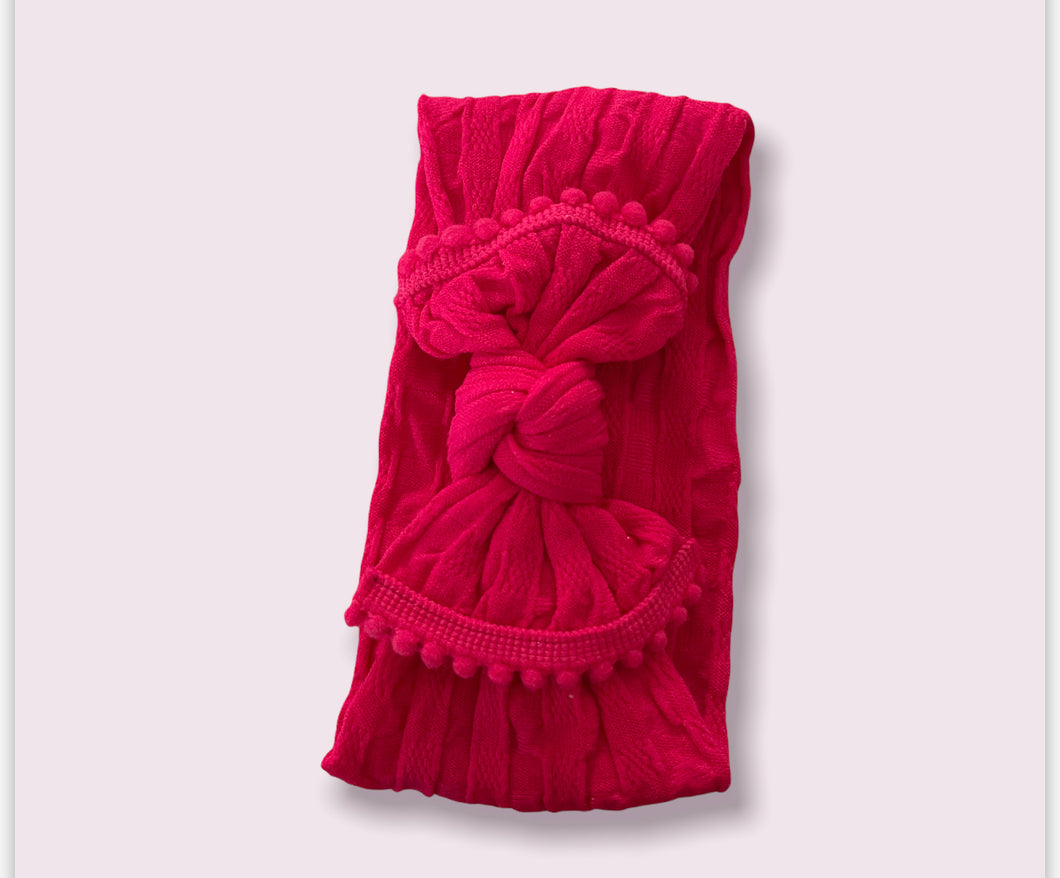 Hot pink frills